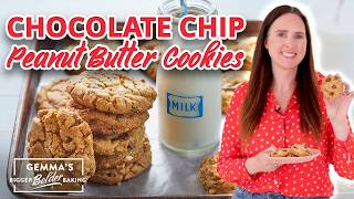 Unbeatable Chocolate Chip Peanut Butter Cookies Recipe 🍪 [upl. by Ravert727]