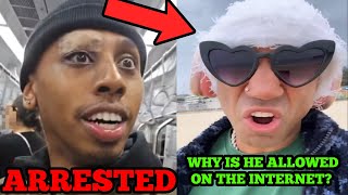 Two Streamers Banned And Arrested FouseyTubes 100th Public Mental Breakdown [upl. by Tlok]