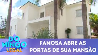 Famosa abre as portas de sua mansão  Domingo Legal 111118 [upl. by Paradies32]