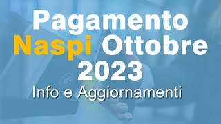 💶Pagamento NASPI Ottobre 2023 quando arriva [upl. by Flor459]