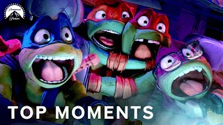 Top 5 Bro Moments in Mutant Mayhem 🤪 NEW Teenage Mutant Ninja Turtles  Paramount Movies [upl. by Turmel]