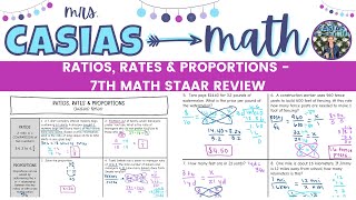 Ratios Rates and Proportions  7th Grade Math STAAR Test Review Lesson [upl. by Attenwad]