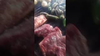 Huesos de cabreria y cebollitas y chiles toreados en tacos hays 🔥🥩 [upl. by Bellina761]