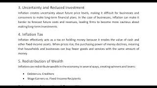 Costs of inflation macroeconomics [upl. by Derry]