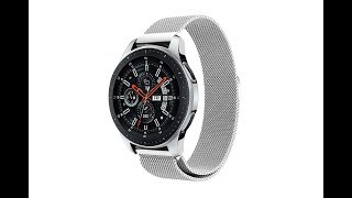 Samsung Galaxy Watch Milanese Magnetic Classic Replacement Strap  Test [upl. by Sankey]