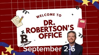 Dr Robertson’s Office  September 26 2024 [upl. by Yhtir]