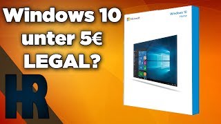 Windows 10 für unter 5€ legal Windows 10 günstig kaufen [upl. by Denyse]