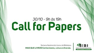 Call for Papers  SNLB 2024 SIBIIFC [upl. by Wilkinson]