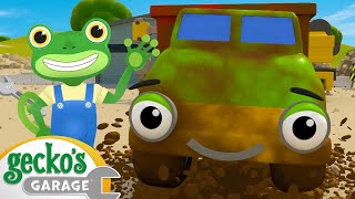 5 Muddy Trucks Song  Geckos Garage Nursery Rhymes  Trucks For Children  Cartoons For Kids [upl. by Su]