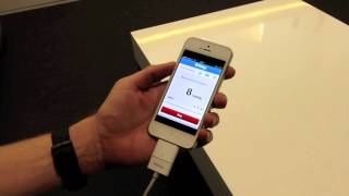 EN Blood Pressure Monitor  using it with an iPhone 5 [upl. by Irrem]