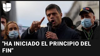 Leopoldo López dice que Venezuela vive quotel principio del finquot del régimen de Nicolás Maduro [upl. by Luana]