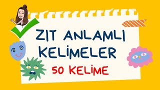 Zıt Anlamlı Kelimeler [upl. by Penrose]