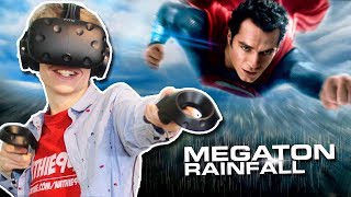 SUPERMAN SIMULATOR IN VIRTUAL REALITY  Megaton Rainfall VR HTC Vive Gameplay [upl. by Netaf]