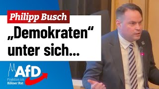 Gegen HinterzimmerKungelei in Köln Philipp Busch AfD [upl. by Gow]