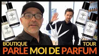 Parle Moi De Parfum Paris Boutique  Brand Tour With Benjamin Almairac [upl. by Hameean]