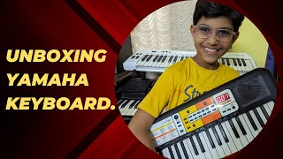 Unboxing Yamaha PSSF30 unboxing keyboard yamaha musicclasses piano demo [upl. by Loggia384]