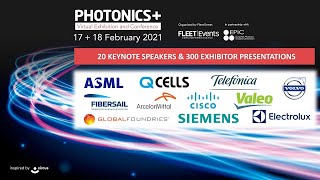 Photonics Virtual Conference and Exhibition 1718 February 2021 [upl. by Eihpos478]