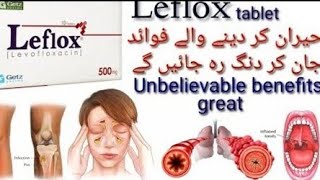 Levofloxacin tablets 500mg uses in UrduHindi Leflox tablet 250mg500mg [upl. by Packton]