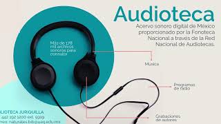 Audioteca archivos sonoros en la Biblioteca Campus Juriquilla [upl. by Eatnoid]