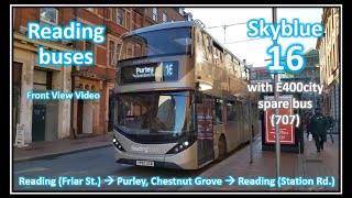 Readingbuses skyblue 16  Friar Street ➝ Purley Chestnut Grove ➝ Station Road [upl. by Isabella]