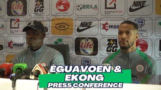 Nigeria vs Libya  Augustine Eguavoen and William Troost Ekong  Press Conference [upl. by Heilner]