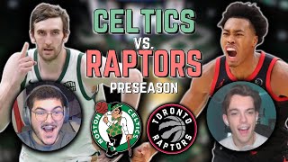 Celtics vs Raptors Preseason Pregame Show [upl. by Eiffub604]