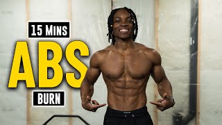 15 Mins ABs amp Cardio Workout  Burn Fat 4 [upl. by Arratal335]