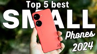 Top 5  Best Small Smartphones 2024 [upl. by Oiralednac787]