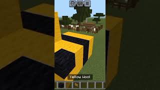 How to make bee in minecraft minecraft music subscribe minecraftbuilding mimecraft mineblox [upl. by Solnit]