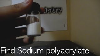 Where to find Sodium Polyacrylate [upl. by Archle302]