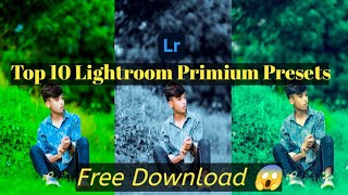 Top 10 Lightroom Primium Presets  Lightroom Primium Presets Free Download 2024 [upl. by Kruter]