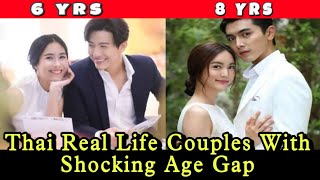 Top 5 Thai Real Life Couples With Shocking Age Gap  PonBua  Naya  Praomook  Thai Drama [upl. by Petromilli]