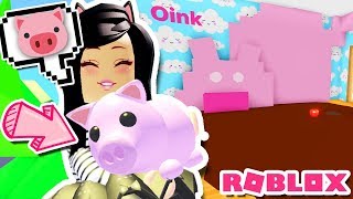 I Built a 🐷 PIG PEN for my Farm Pets in ADOPT ME Roblox EGG UPDATE Neons [upl. by True]