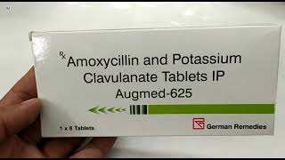 Augmed625 Tablet  Amoxycillin and Potassium Clavulanate Tablets Ip Uses  Augmed 625mg Tablet uses [upl. by Christal]