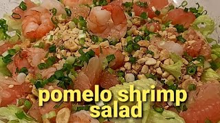 Pomelo shrimp salad  thai style salad [upl. by Corri]