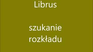 Librus szukanie rozkładu [upl. by Hsirap]