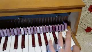 FOR SALE  TOY PIANO MICHELSONNE PARIS 30 KEYS [upl. by Birchard172]