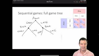 Ch 2  Screencast 23  Solving sequential games [upl. by Issac]