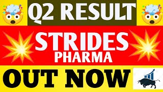 Strides Pharma Q2 Results 2025  Strides Pharma Results Today  Strides share latest news  Strides [upl. by Danit]