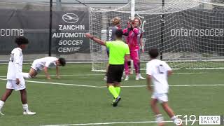 Ontario Cup Soccer Championship U15 Boys Academy  Kitchener TFC vs Force Academy Prospects [upl. by Shanon]