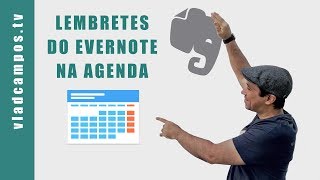 Lembretes do Evernote no Google Agenda passoapasso [upl. by Anasxor]