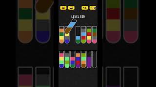 Water sort puzzle level 939 [upl. by Livi]