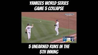 Yankees World Series Game 5 Errors [upl. by Ress]