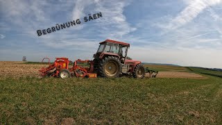 Begrünung säen in einem Arbeitsgang  Schlüter Super 1250vl [upl. by Ecidnak17]