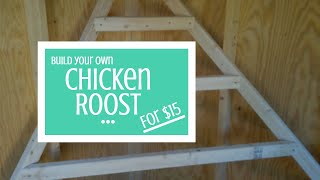 Building a ladder chicken roost for 15 [upl. by Duston418]