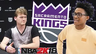 REBUILDING THE SACRAMENTO KINGS FT DEAARON FOX NBA 2K18 [upl. by Dnaltroc]