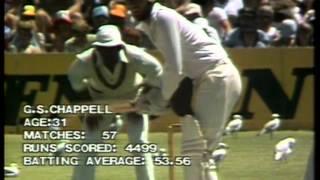 Classic fast bowling  Andy Roberts Adelaide 1980 [upl. by Arihsay]