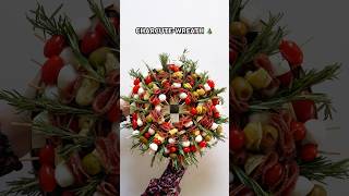 Charcutewreath 🎄 easy appetizer idea for the Holidays [upl. by Hanschen]