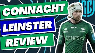 URC Round 7  Connacht v Leinster Match Review [upl. by Anaitat]