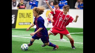 Europas beste U15Fußballer  MTUCup 2017  FC Barcelona ManUnited FC Bayern AC Milan Ajax [upl. by Ynohtnaleahcim316]